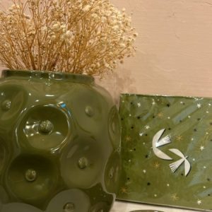 Vase / pot Kaki Goutty