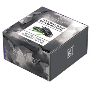Savon naturel au charbon actif 125gr