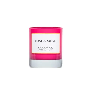 bougie parfumée Rose & Musk – Harmonie Florale