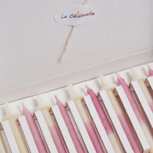Boite de 10 bougies d'anniversaire