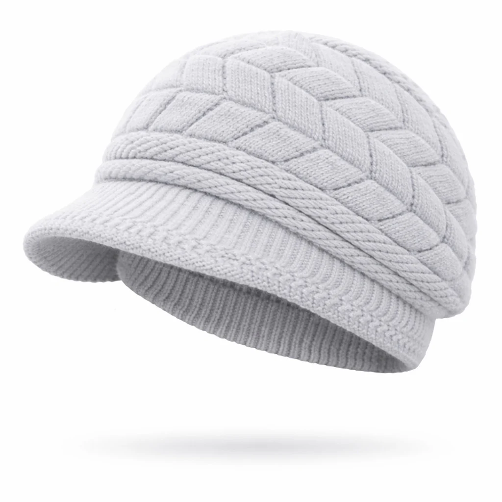 Béret Femme Épais Polaire Hiver – Image 2