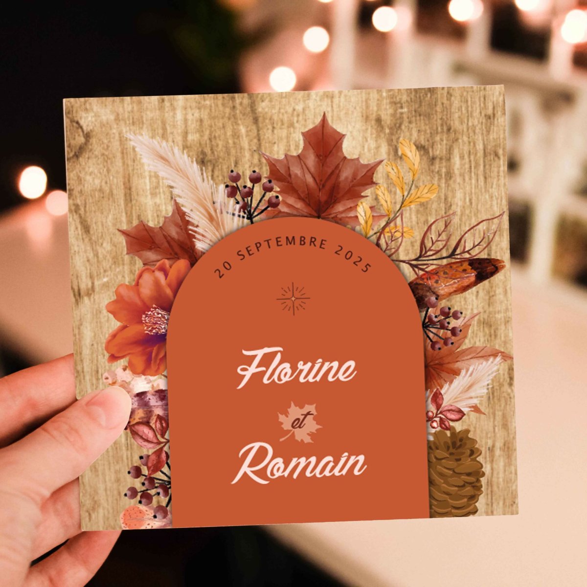 Invitation AUTOMNE TERRACOTTA – Image 2