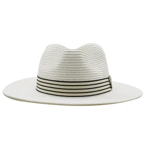 Chapeau Panama Unisexe Rayé – Luca