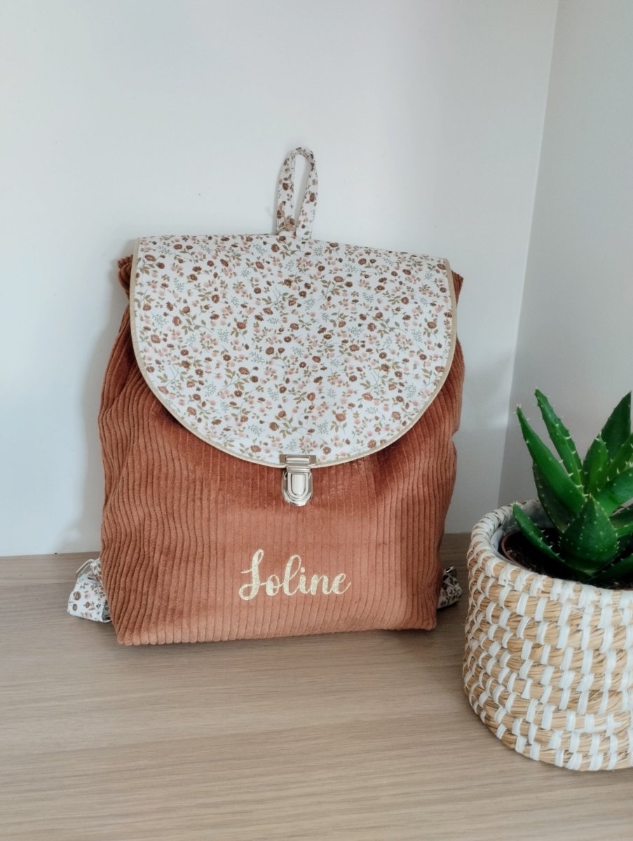 Sac à dos personnalisé velours – Image 2