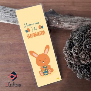 Marque-page LAPIN ROUX de Pâques