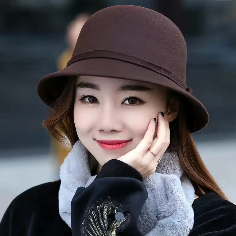 Chapeau Melon Cloche Femme - Ajustable – Image 7