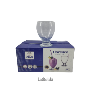 Verres à jus Florence – Set de 6 verres Azur Glass Premium