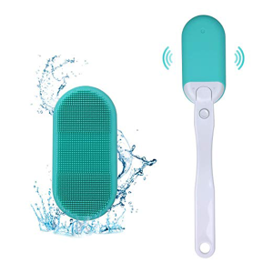Brosse nettoyage visage et corps électrique en silicone