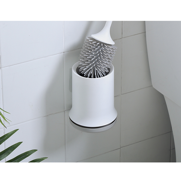 2 Brosses WC, Toilettes Antibactérienne En Silicone TPR – Image 3