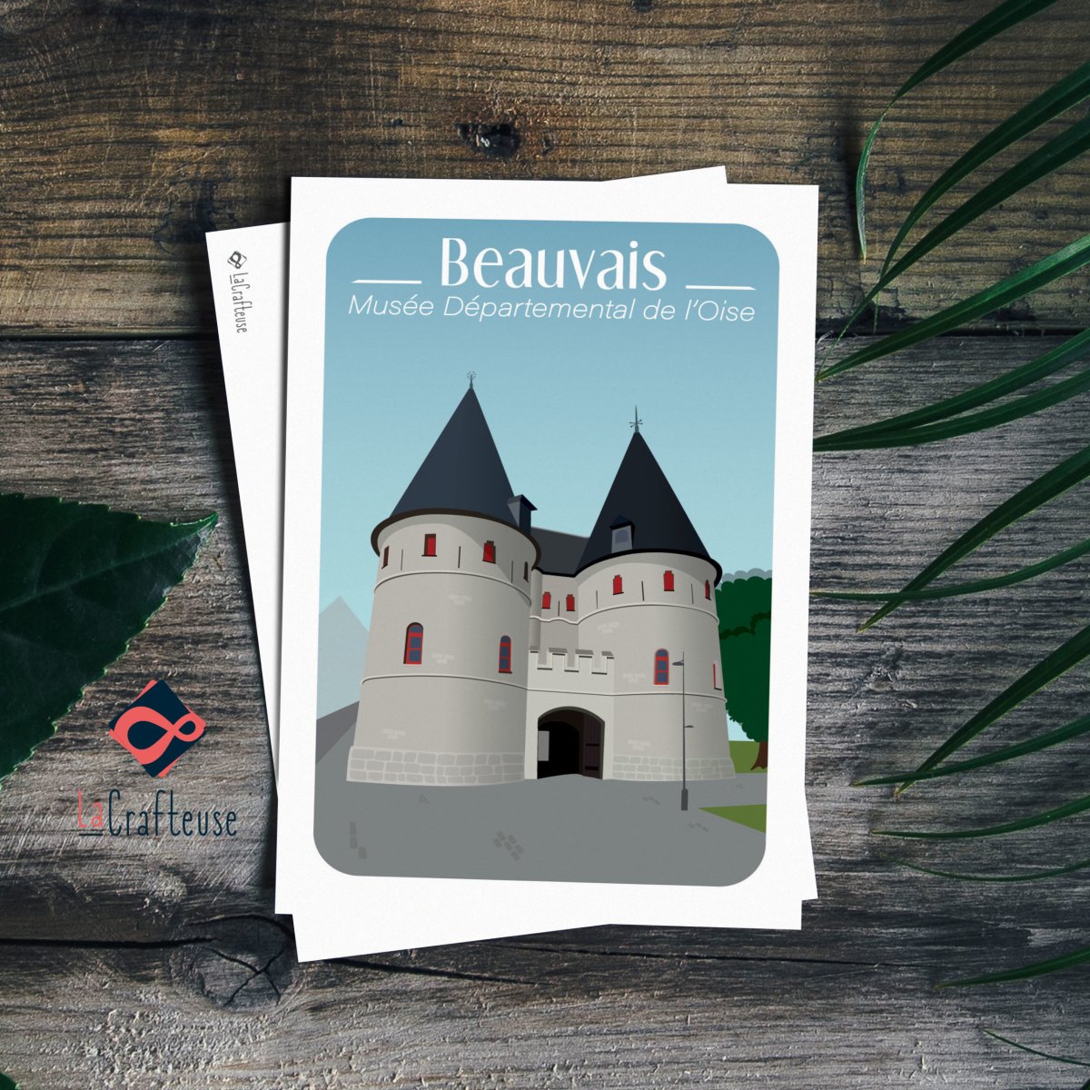 CARTE POSTALE Musée départemental de Beauvais – Image 2