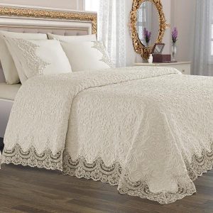 Ensemble de lit Broderie 6 Pièces