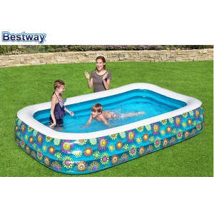 Piscine Gonflable Rectangulaire Familiale 3.05 m x 1.83 m x 56 cm