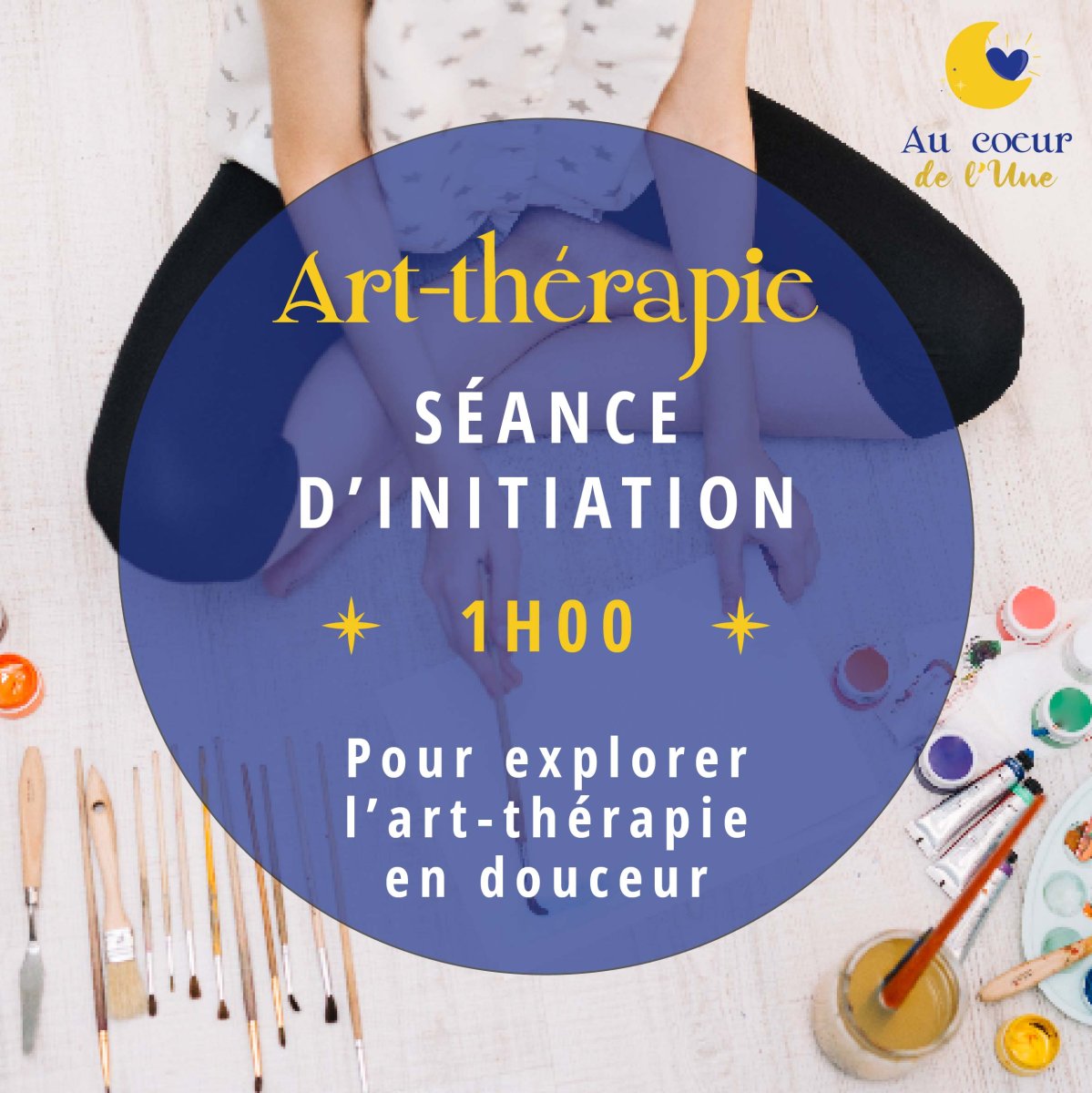 Séance d’initiation à l’art thérapie