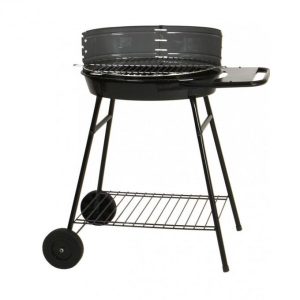 Barbecue charbon sur roues tablette latérale ORLANDO